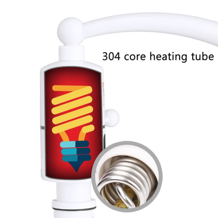 Digital Display Electric Heating Faucet Instant Hot Water Heater CN Plug Digital Display Horizontal Tube-garmade.com