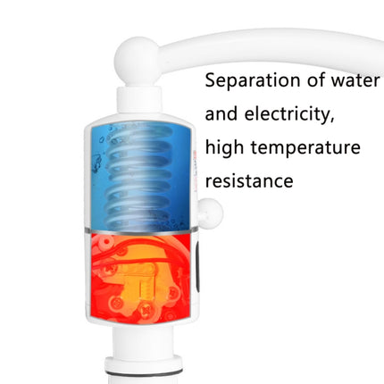 Digital Display Electric Heating Faucet Instant Hot Water Heater CN Plug Digital Display Horizontal Tube-garmade.com