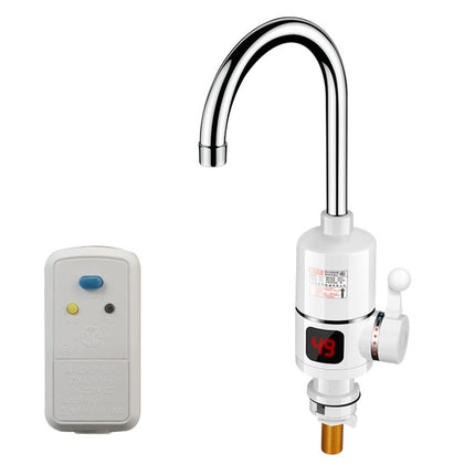 Digital Display Electric Heating Faucet Instant Hot Water Heater CN Plug Digital Elbow With Leakage Protection-garmade.com