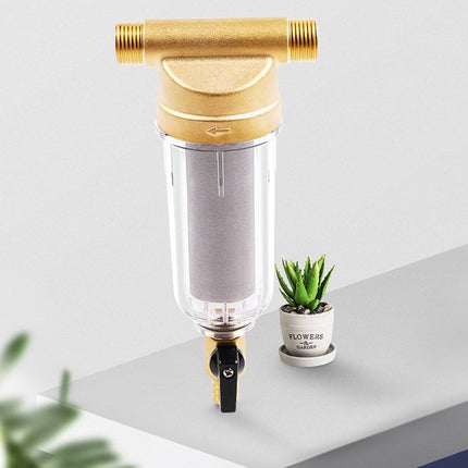 Home Kitchen Tap Water Backwash Copper Pre-Filter Whole House Water Purifier Filter-garmade.com