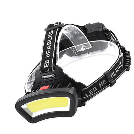 TG-TD123 Large Floodlight C0B Head-Mounted LED Rechargeable Multifunctional Outdoor Camping Fishing Light Flashlight-garmade.com