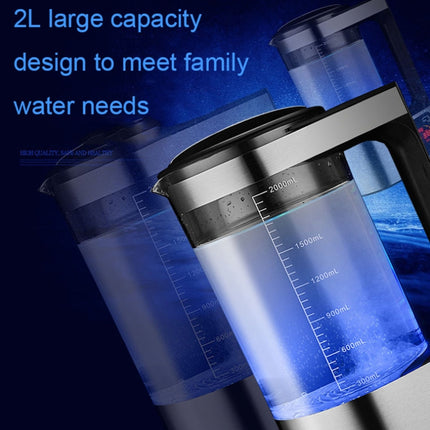 2L Heating Constant Temperature Hydrogen-Rich Water Machine Micro-electrolysis Water Kettle, EU Plug-garmade.com