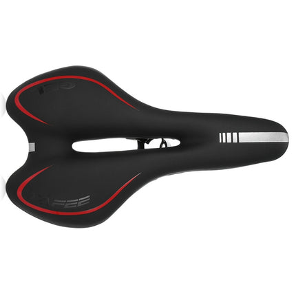 Silicone Bicycle Seat Mountain Bike Saddle Seat Cushion Comfortable Bicycle Accessories Equipment(Red)-garmade.com