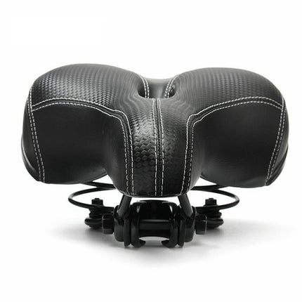Mountain Bike Seat Comfortable Bike Seat Thick Soft Elastic Sponge(Black)-garmade.com