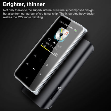 Portable Bluetooth Touch Screen MP3 Player Recorder E-Book, Memory Capacity: 32GB(Black)-garmade.com