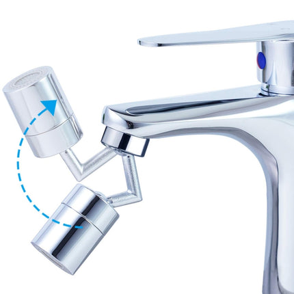 720-Degree Universal Rotating Faucet Anti-Splash Spout Filter Dual-Function Faucet, Specification: Two Sections-garmade.com