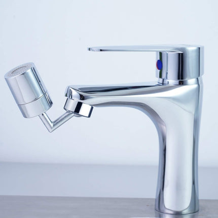 720-Degree Universal Rotating Faucet Anti-Splash Spout Filter Dual-Function Faucet, Specification: Two Sections-garmade.com