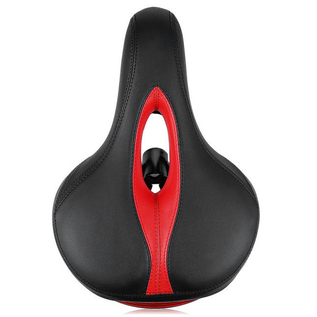 Bicycle Cushion With Lamp Bicycle Saddle Mountain Bike Saddle(Red)-garmade.com