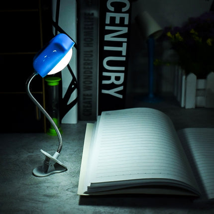 Mini Love Heart Clip LED Book Light Lamps Reading Book Desk Lamp Keyboard Light Eyes-Protect Energy Save Night Lights(Yellow)-garmade.com