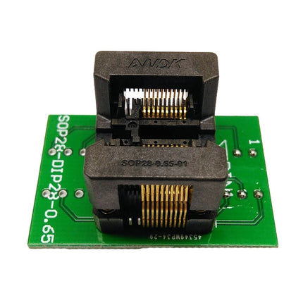 SSOP20 TSSOP20 OTS-28-0.65-01 Chip Gold-Plated Dual Contact Pin Adapter Socket-garmade.com