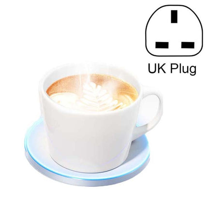JAKCOM TWC Multifunctional Wireless Charging with Constant Temperature Heating Function UK Plug (White)-garmade.com