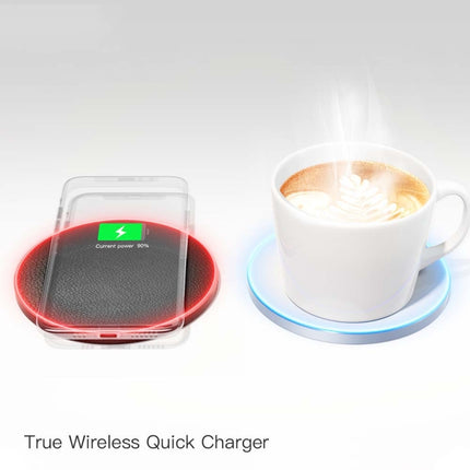 JAKCOM TWC Multifunctional Wireless Charging with Constant Temperature Heating Function UK Plug (Black)-garmade.com