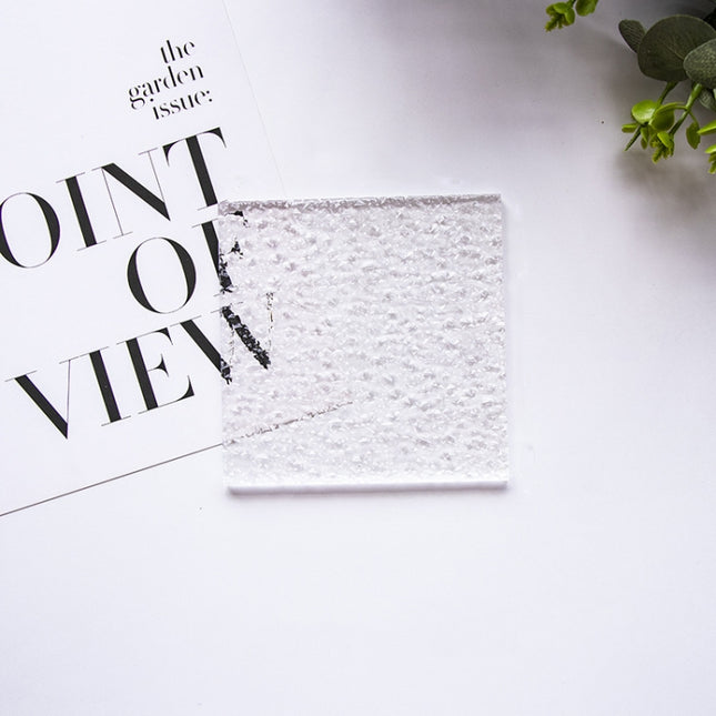 3 PCS 10 x 10cm Acrylic Texture Background Board Photo Props Background Decorative Geometric Ornaments(Ice Pattern)-garmade.com