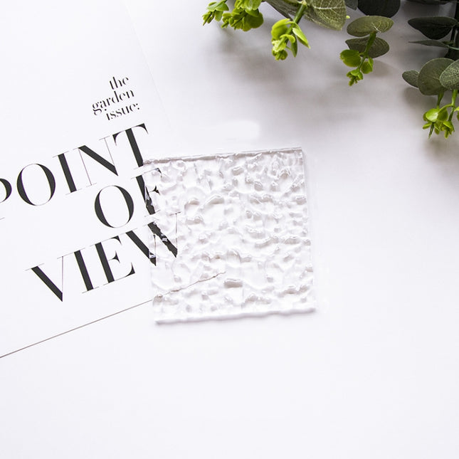 3 PCS 10 x 10cm Acrylic Texture Background Board Photo Props Background Decorative Geometric Ornaments(Water Ripple)-garmade.com