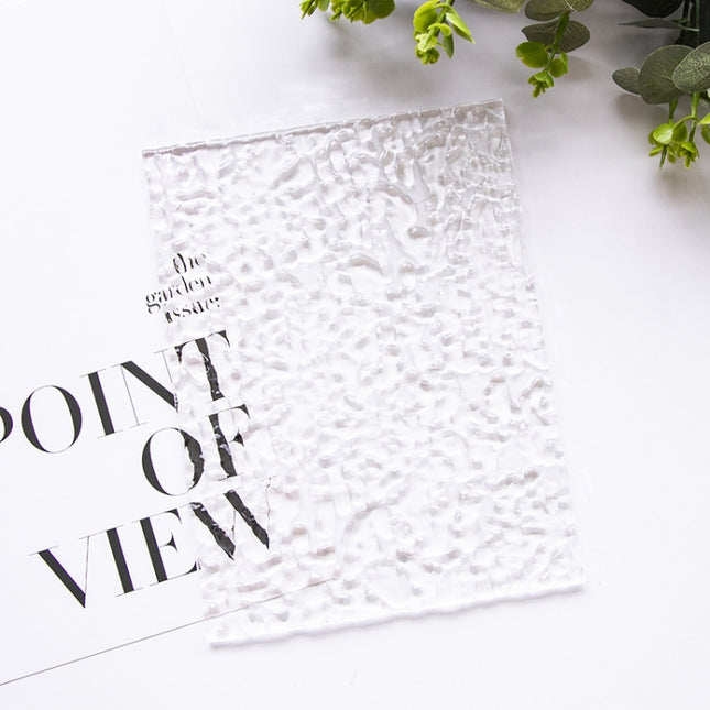 15 x 20cm Acrylic Texture Background Board Photo Props Background Decorative Geometric Ornaments(Water Ripple)-garmade.com