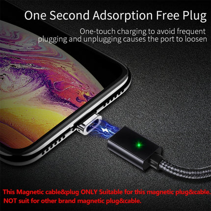 2 PCS ESSAGER Smartphone Fast Charging and Data Transmission Magnetic Cable with 8 Pin Magnetic Head, Cable Length: 2m(Red)-garmade.com