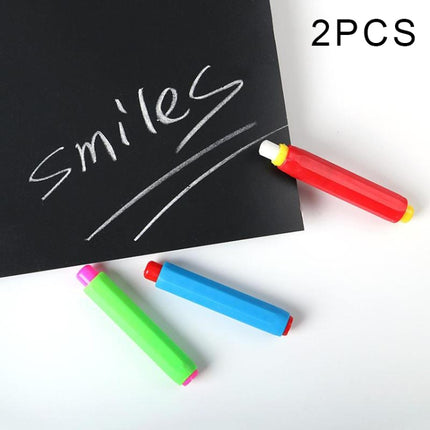 2 PCS Dustless Blackboard Chalk clip-garmade.com