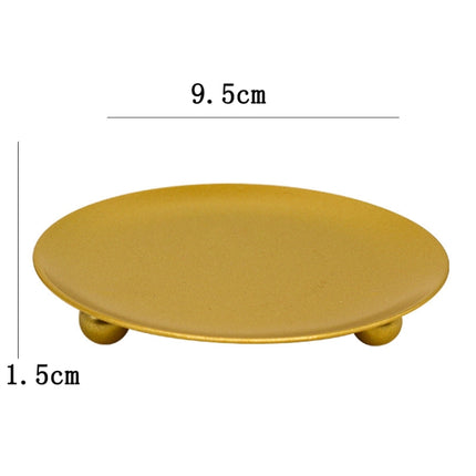 6 PCS European Romantic Iron Geometric Candle Holder Table Decoration, Size: Large(Golden)-garmade.com