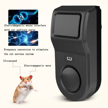 BG-303 Smart Frequency Conversion Household Ultrasonic Insect / Mosquito / MouseRepellent, Product specifications: AU Plug 220V(Black)-garmade.com