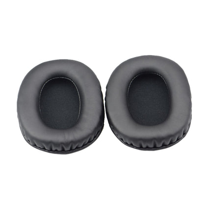 2 PCS Leather Cover Headphone Protective Cover Earmuffs For Edifier W800BT / W808BT / K800 / K830 / K815P(Black)-garmade.com