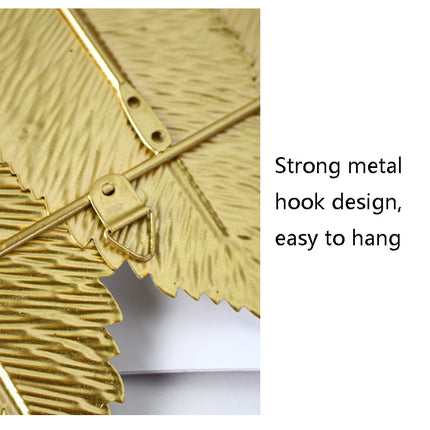 Golden Leaf Hooks Perforated Coat Hooks(Type A)-garmade.com