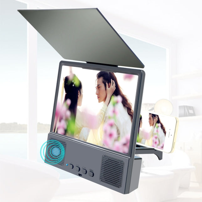L8 8.5 Inch Mobile Phone Screen Amplifier Bluetooth Subwoofer Speaker Phone Amplifier-garmade.com