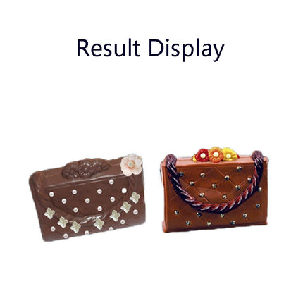 3D Women Leather Bag Chocolate Mold Chocolate Bag Mold-garmade.com