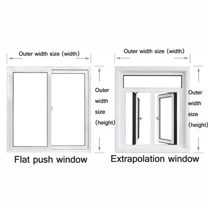 Window Windproof Warm Film Indoor Air Leakage Soundproof Double-Layer Insulation, Specification: 1.2x2.0M-garmade.com