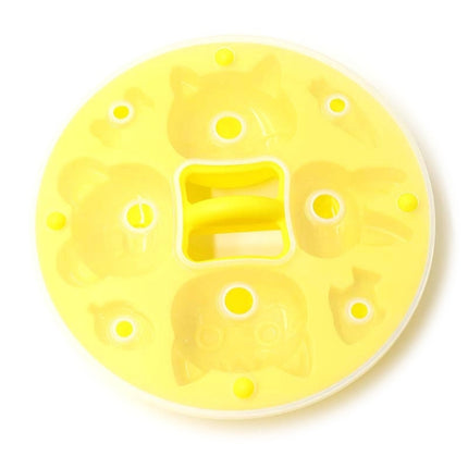 DIY Covered Silicone Animal Cake Rice Cake Mold Baby Food Pot Special Baking Tool(Yellow)-garmade.com