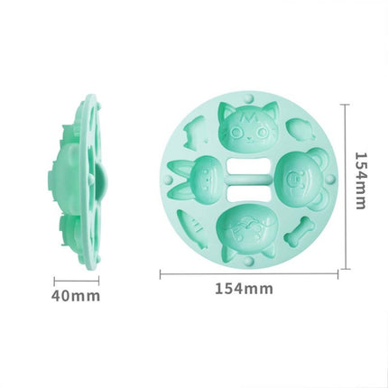 DIY Covered Silicone Animal Cake Rice Cake Mold Baby Food Pot Special Baking Tool(Yellow)-garmade.com