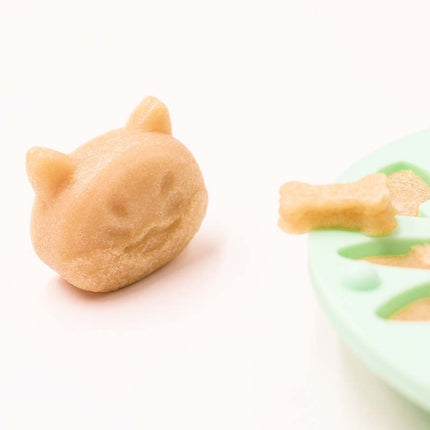 DIY Covered Silicone Animal Cake Rice Cake Mold Baby Food Pot Special Baking Tool(Yellow)-garmade.com