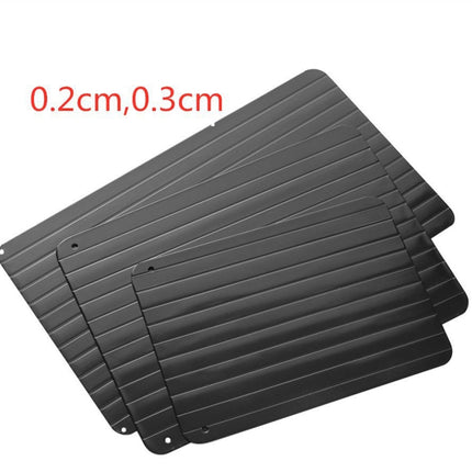 Thawing Plate Frozen Quick Thawing Plate Kitchen Tool Aluminum Alloy Thawing Plate, Specification: Large 3mm-garmade.com
