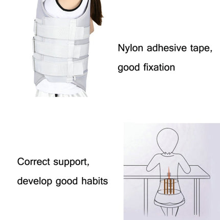Mesh Style Thoracolumbar Fixation Belt Strap Type Protective Gear with Airbag, Specification: XL-garmade.com