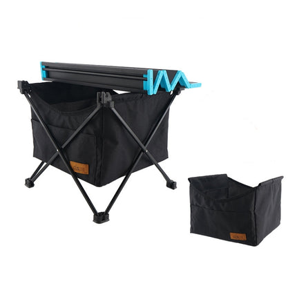 CLS Outdoor Folding Picnic Table Storage Hanging Bag Portable Invisible Pocket Storage Hanging Pocket,Style: Table Small + Small Pocket-garmade.com