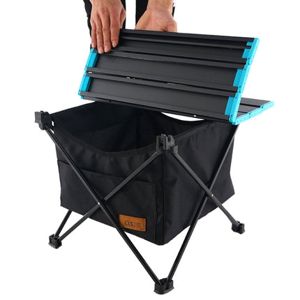 CLS Outdoor Folding Picnic Table Storage Hanging Bag Portable Invisible Pocket Storage Hanging Pocket,Style: Table Small + Small Pocket-garmade.com
