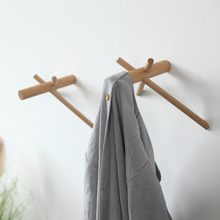 Solid Wood Hanger Wall Decoration Coat Hook Beech Hook-garmade.com