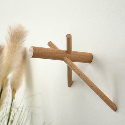 Solid Wood Hanger Wall Decoration Coat Hook Beech Hook-garmade.com