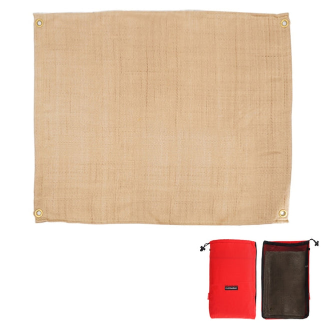 CLS Picnic Barbecue Heat Insulation Pad Glass Fiber Flame Retardant Cloth Medium (80x60 cm)-garmade.com