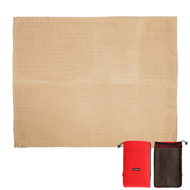 CLS Picnic Barbecue Heat Insulation Pad Glass Fiber Flame Retardant Cloth Large (100x80 cm)-garmade.com