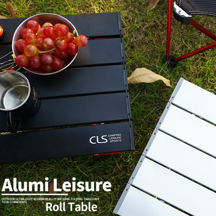 CLS Outdoor Mini Folding Table Camping Tent Table Camping Portable Coffee Table(Silver)-garmade.com