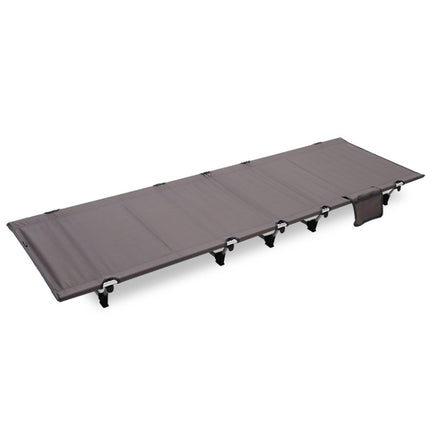 CLS Outdoor Lightweight Folding Bed Camping Simple Leisure Bed(Gray)-garmade.com