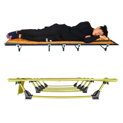 CLS Outdoor Lightweight Folding Bed Camping Simple Leisure Bed(Green)-garmade.com