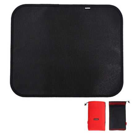 CLS Outdoor Camping Silicone Fireproof Cloth Picnic Barbecue Heat Insulation Pad, Size: M: 450x370mm-garmade.com
