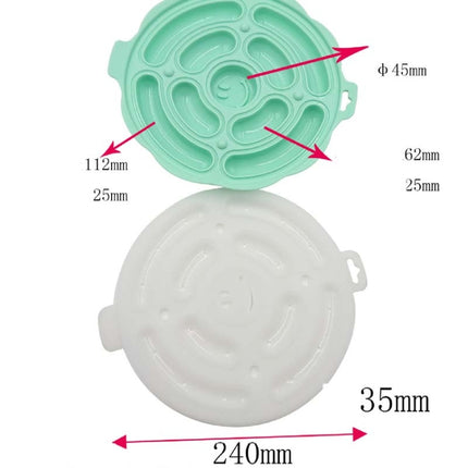 Food Grade Silicone Round Sausage Mold Baking Mold Homemade DIY Hot Dog Mold, Random Color Delivery-garmade.com