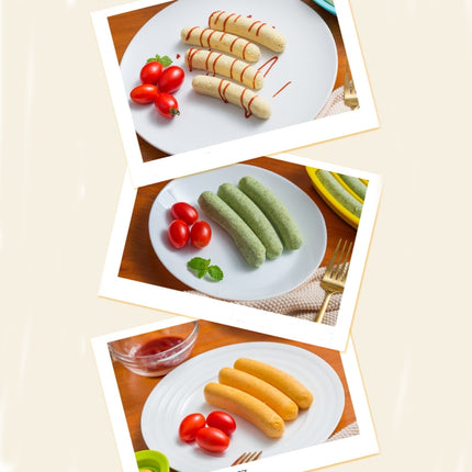 Food Grade Silicone Round Sausage Mold Baking Mold Homemade DIY Hot Dog Mold, Random Color Delivery-garmade.com