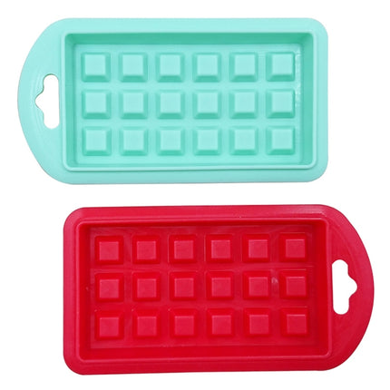 2 Sets Food Grade Silicone Waffle Mold Kitchen Cake Set Baking Supplies(Pink)-garmade.com