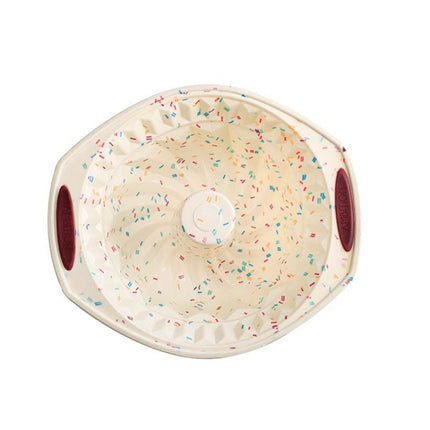 GW20035 DIY Candy Color Cartoon Silicone Cake Toast Ice Tray Mold, Specification: 12 Inch Savarin Cake Mold-garmade.com