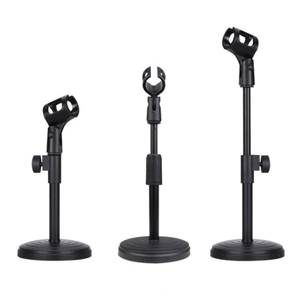 2 PCS Desktop Microphone Stand Desktop Multifunctional Live Microphone Stand with Lifting (ZM-02)-garmade.com