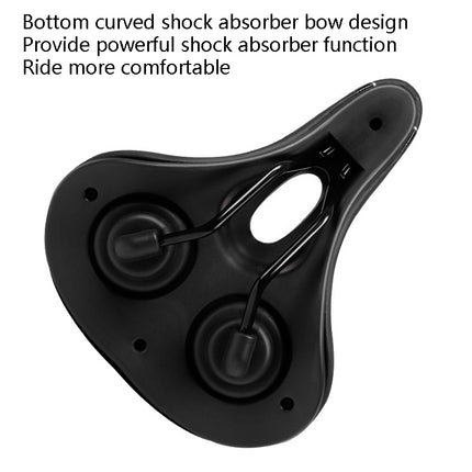 Wheel Up Bicycle Seat Saddle Mountain Bike Road Bike Bicycle Seat Riding Equipment Accessories(Black)-garmade.com