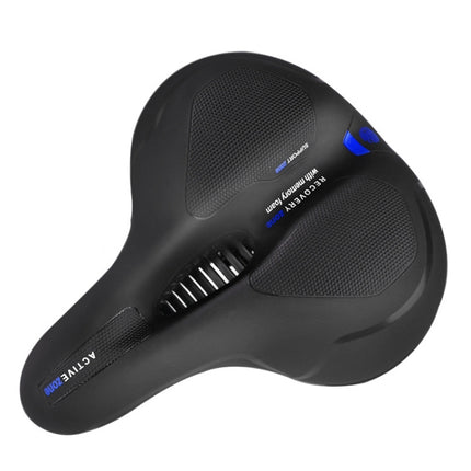 Wheel Up Mountain Bike Saddles Road Bikes Bicycles Comfortable Saddle Cushions Accessories And Bicycle Cushions, Colour: Shock Absorber Blue Black-garmade.com